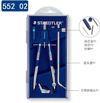 1 Pc Staedtler 552 01 02 Precisie Tekening Metalen Potlood Kompas Professionele Opstellen Gereedschappen Kantoor Student Leveringen 1 stk 552 02