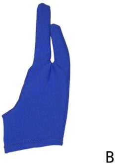 1 Pc Tekening Twee Vinger Handschoen Nti-Fouling Tekening Schilderen M, S, grafische Handschoen L Tablet Kunstenaar Tekening Voor Elke D9F4 blauw L