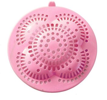 1 Pc Thuis Keuken Badkamer Gereedschap Afvoerputje Covers Home Gootsteenzeefje Siliconen Filter Badkamer Keuken roze