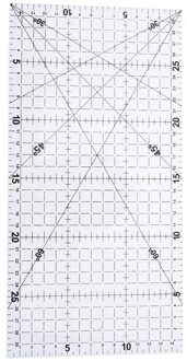 1 Pc Transparant Patchwork Acryl Materiaal Heerser School Quiltinruler Schaal Gereedschappen Levert 15*30Cm