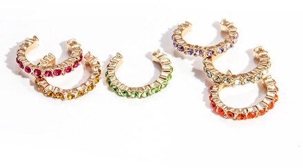 1/Pc Trendy Parel Clip Oorbellen Earcuffs Voor Vrouwen Goud Kleur C Vormige Stapelbaar Oor Manchet Geen Doorstoken party Bruiloft Sieraden 6stk
