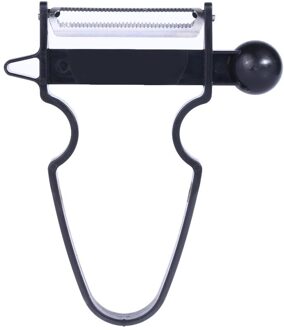 1 Pc Trio Peeler Slicer Shredder Dunschiller Julienne Cutter Multi Rvs Fruit Potato Cutter Zesters Keuken Gadgets zwart