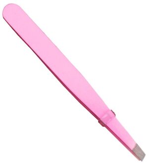1 Pc Twee Kleur Roestvrij Staal Wenkbrauw Clip Mini Gezicht Wenkbrauw Ontharing Trimmer Beauty Antislip Trim Wenkbrauw wimper Pincet roze