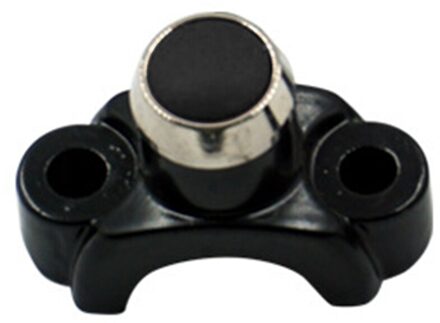 1 Pc Universal Motorcycle Schakelaars Aluminium Stuur Mount Koplamp Power Start Doden Mistlamp Knop zwart