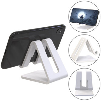 1 Pc Universele Bureau Houder Tablet Mobiele Telefoon Houder Met Shock-Proof Siliconen Pad Sterke Plastic Mobiele Telefoon Houder stand Mount
