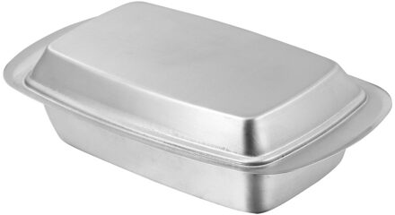 1 Pc Universele Verse Doos Roest-Proof Boter Plaat Isolatie Plaat (Zilver) 19.5X11CM