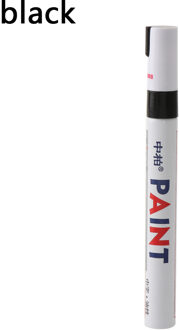 1 Pc Universele Waterdichte Pen Autoband Loopvlak CD Metalen Permanente Verf Markers 8 Kleuren Graffiti Vette Marker Pen zwart