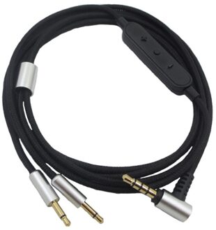 1 Pc Vervanging 3.5Mm Naar 2.5Mm Koptelefoon Kabel Voor Sennheiser HD202 HD477 HD497 Headset Audio Cord Met Tuning functie