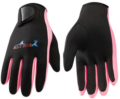 1 Pc Vrouwen Mannen Zwemmen En Duiken Handschoenen 1.5 Mm Neopreen Zwemmen Duiken Handschoenen Antislip Warm Zwemmen Snorkel surf Handschoenen roze / L