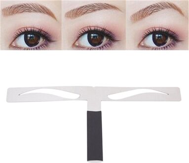 1 Pc Wenkbrauw Stencils Vormgeven Grooming Eye Brow Make Up Model Template Legering Herbruikbare Wenkbrauwen Styling Tool