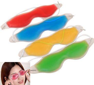 1 Pc Willekeurige Kleur Zomer Donkere Kringen Verwijderen Eye Relief Eye Gel Ijs Bril Slapen Maskers