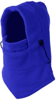 1 Pc Winter Warm Thermische Fleece Balaclava Sjaal Fietsen Wandelen Volledige Ski Gezicht Cover Halswarmer Outdoor Winddicht Snood Hood hoed blauw