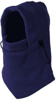 1 Pc Winter Warm Thermische Fleece Balaclava Sjaal Fietsen Wandelen Volledige Ski Gezicht Cover Halswarmer Outdoor Winddicht Snood Hood hoed marine