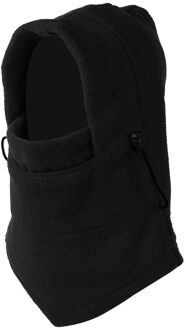1 Pc Winter Warm Thermische Fleece Balaclava Sjaal Fietsen Wandelen Volledige Ski Gezicht Cover Halswarmer Outdoor Winddicht Snood Hood hoed zwart