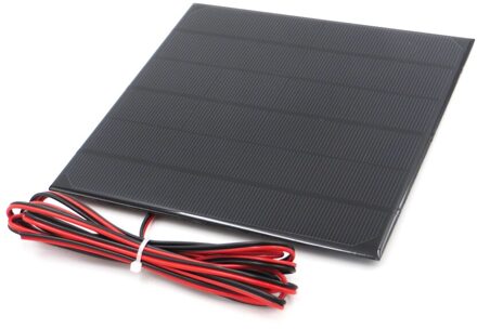 1 Pc X 6V 750mA Met 200 Cm Verlengen Draad Zonnepaneel Polykristallijn Silicium Diy Acculader Kleine Mini zonnecel Kabel Speelgoed