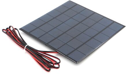 1 Pc X 9V 467mA Met 200 Cm Verlengen Draad Zonnepaneel Polykristallijn Silicium Diy Acculader Kleine Mini zonnecel Kabel Speelgoed