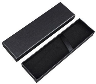 1 Pc Zwarte Pen Verpakking Business Vulpen Doos Potlood Gevallen Box Voor School Briefpapier Escolar Geschenkdoos