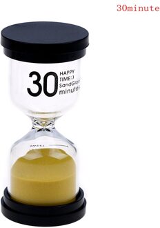 1 Pcs 1/3/5/10/15/20/30 Minuten Zandloper Timer Desktop Mini zand Klok Timers Voor Kinderen Borstel Tanden Thuis Ornament 7 Kleuren 30 Minutes