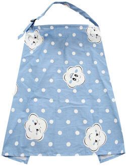 1 Pcs 100% Katoen Ademend Borstvoeding Cover Mousseline Voeden Baby Schort Mama Buiten Voeden Baby Borst Verpleging Cover Cute Cloud