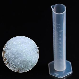 1 Pcs 100 Ml Meten Van Plastic Cilinder Afgestudeerd Cilinders Voor Lab Levert Chemie Laboratorium Gereedschap School Lab Supplies