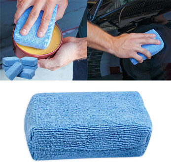 1 PCS 12*8*4 cm Thuis Microfiber Magic spons Auto Waxen Spons Wasstraat Reinigen spons Blok Auto Schoonmaken Gepolijst