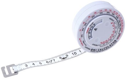 1 Pcs 150Cm Body Intrekbare Plastic Tape Voor Dieet Gewichtsverlies Meetlint & Calculator Houden Uw Schoonheid Lichaam heerser