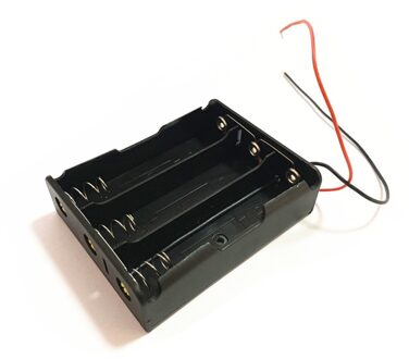 1 Pcs 18650 Power Batterij Storage Case Box Houder Leads Met 3 Houders Parallel