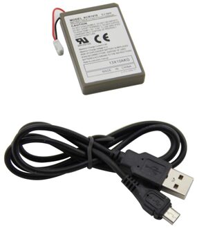 1 Pcs 2000 Mah Oplaadbare Batterij Extended Power Vervanging + 1 Charger Kabel Voor Sony Playstation PS4 Controller