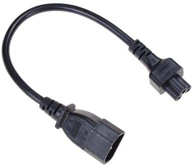 1 Pcs 3 Pin Male Naar C5 Micky, pdu Ups Power Converter Cord 20 Cm Iec 320 C14 Stekker Naar C5 Vrouwelijke Adapter Kabel Iec