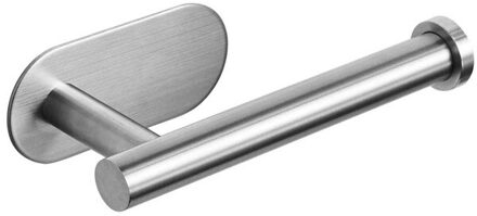 1 Pcs 304 Rvs Toiletrolhouder Zilver Nail-Gratis Papierrolhouder Sterke Viscose Naadloze Wc Papier houder