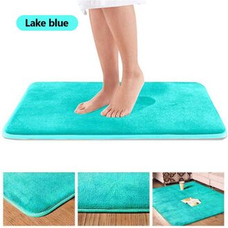 1 Pcs 40*60Cm Thuis Badmat Antislip Badkamer Tapijt Zacht Koraal Fleece Memory Foam Tapijt mat Keuken Wc Floor Decor Wasbare 2