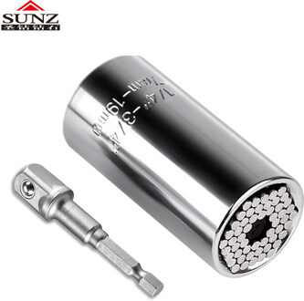 1 Pcs 7 ~ 19 Mm Koppel Multifunctionele Universele Wrench Magic Socket Set Ratelsleutel