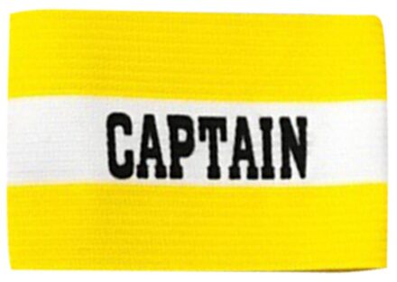 1 Pcs Arm Band Leider Competitie Voetbal Captain Armband Voetbal Captain Armband Groep Armband geel