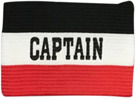 1 Pcs Arm Band Leider Competitie Voetbal Captain Armband Voetbal Captain Armband Groep Armband rood zwart