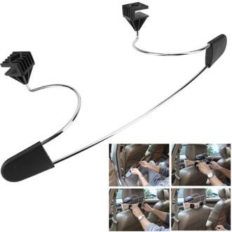1 Pcs Auto Kledingrek Auto Hanger Kleedt Rack Hoofdsteun Zetel Metaal Roestvrij Kleerhanger Kleding Jacket Suit Shirts Houder