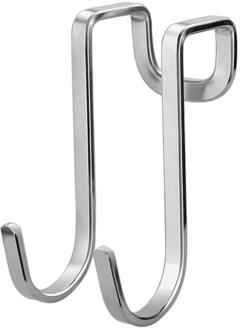 1 Pcs Badkamer Keuken Dubbele S Vorm Roestvrij Staal Opslag Haak Voor Muur En Deur Thuis Key Organizer Accessoires Thuis