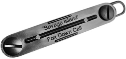 1 PCS Black Outdoor Fox Down Fox Blaster Call Whistle Predator Hunting Camping Calling Rabbit Game Caller Animal 2018 Hot Sale