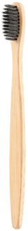 1 Pcs Borstel Natuurlijke Bamboe Tandenborstel Bamboe Houtskool Tandenborstel Lage Carbon Bamboe Nylon Houten Handvat Tandenborstel TSLM1 01