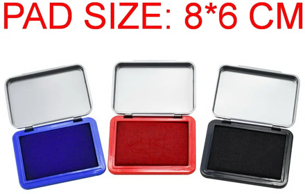 1 pcs Brand New square box Calligraphy Red Ink Paste Chinese Yinni Pad 40g Red blue black ink paste