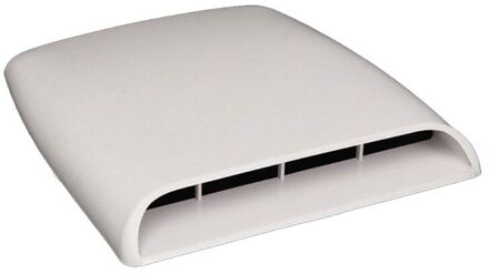 1 Pcs Car Bonnet Hood Scoop Air Flow Intake Vent Cover Decoratieve 27*25 Cm Air Flow Vent Cover wit/Zwart/Zilver/Carbon Fibe