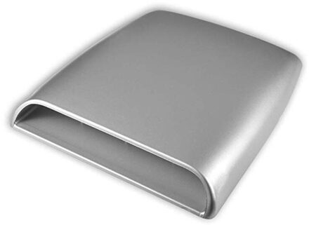 1 Pcs Car Bonnet Hood Scoop Air Flow Intake Vent Cover Decoratieve 27*25 Cm Air Flow Vent Cover wit/Zwart/Zilver/Carbon Fibe