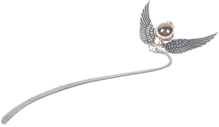 1 Pcs Creative Gold Best Gift for Reader Snitch Metal Bookmark Tibetan Silver Potter head Bookmark