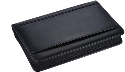 1 Pcs Draagbare A5 Padfolio Business Portfolio Padfolio Schrijven Pad Houder Map Document Case Organizer Pu Leer Voor Business