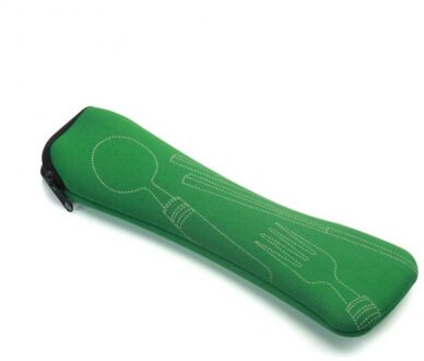 1 Pcs Draagbare Servies Zak Reizen Bestek Kit Case Draagbare Pouch Voor Diner Reizen Camping Servies Picknick Vork Lepel Zak 03