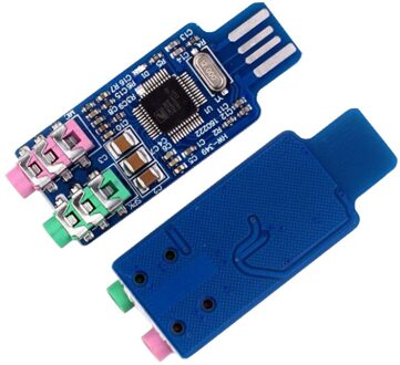 1 Pcs Drive-Gratis Usb Geluidskaart Externe Geluidskaart Notebook Geluidskaart CM108 Usb Geluidskaart