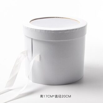 1 pcs dubbele lagen knuffel bloem emmer karton bloem verpakking bloemist verpakking gevallen event bruiloft benodigdheden