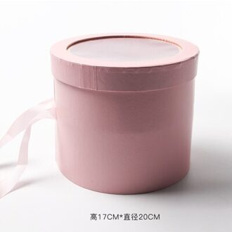 1 pcs dubbele lagen knuffel bloem emmer karton bloem verpakking bloemist verpakking gevallen event bruiloft benodigdheden