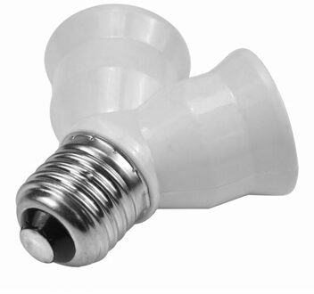 1 PCS E27 Voor 2 E27 Converter Lamp Houders Y-Type Lamp Base Lamp 2E27 Socket Adapter Splitter Conversie