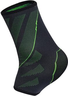 1 Pcs Enkelbrace Mannen Vrouwen Indoor Sport Beschermen Hak Elastische Ademende Compressie Fitness Enkel Bescherming Ondersteuning # P4 Groen / L