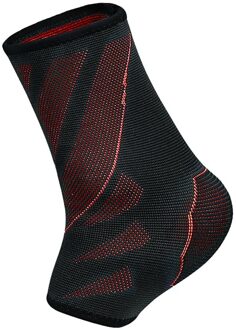 1 Pcs Enkelbrace Mannen Vrouwen Indoor Sport Beschermen Hak Elastische Ademende Compressie Fitness Enkel Bescherming Ondersteuning # P4 Rood / L